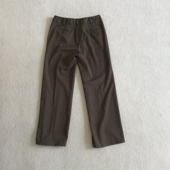 Larry Levine stretch size 6 brown trousers - Picture 3 of 6